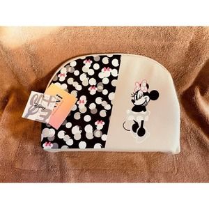Minnie Mouse Zippered Cosmetic Case